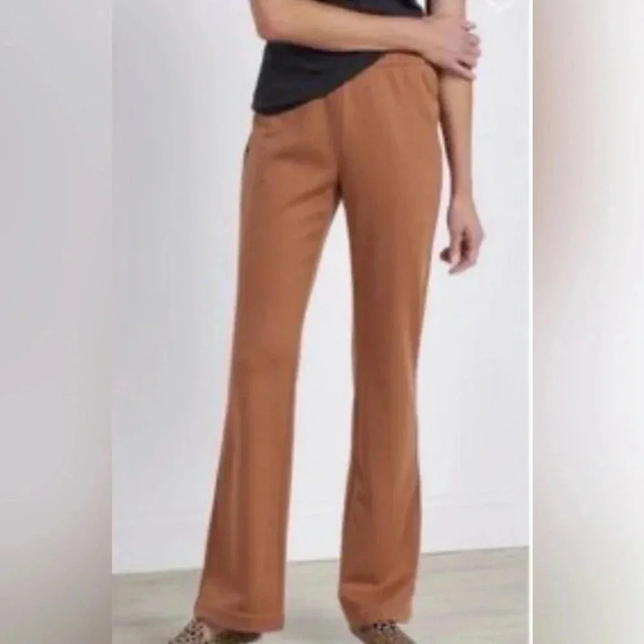 Soft Surroundings Marlowe Bootcut Pull-on Lounge Pants Hazelnut Women’s XS NWT - Picture 1 of 11